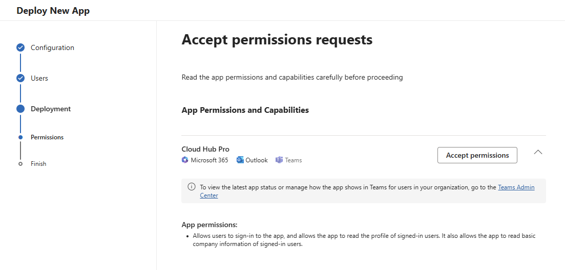 Accept Permissions