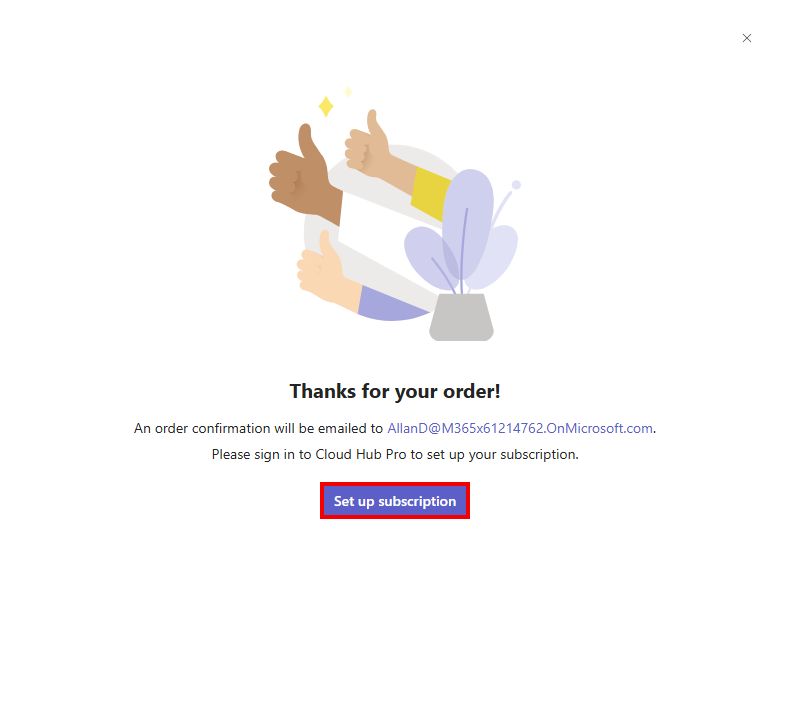 Step 2: Set up subscription