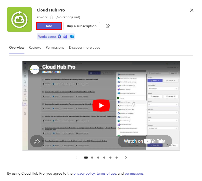 Step 4: Add app to Teams